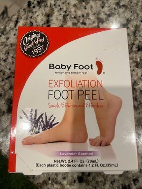 Lavender Exfoliation Foot Peel - Lavender Scented (White/Red)